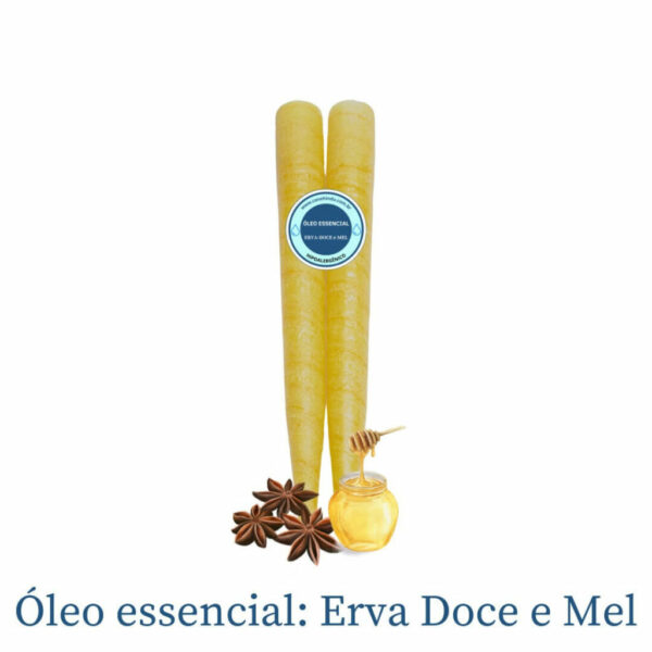 2 Cones – Cone Hindu Especial com Óleo Essencial de Erva Doce e Mel