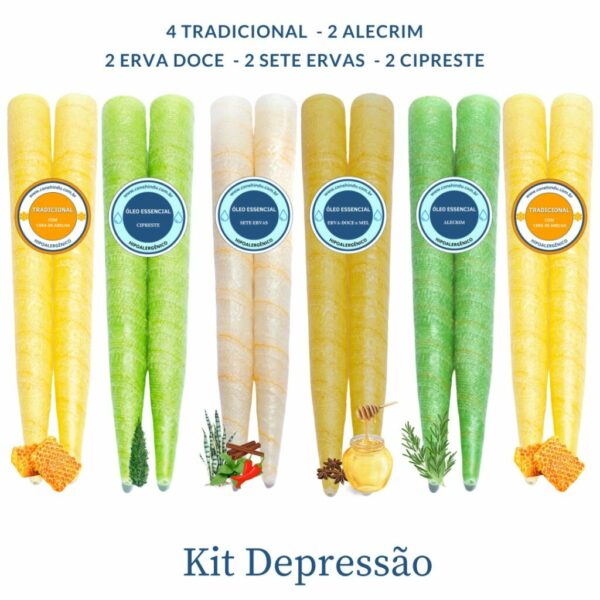Kit Depressão - 12 Cones