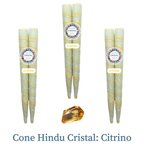 cone hindu cristal citrino