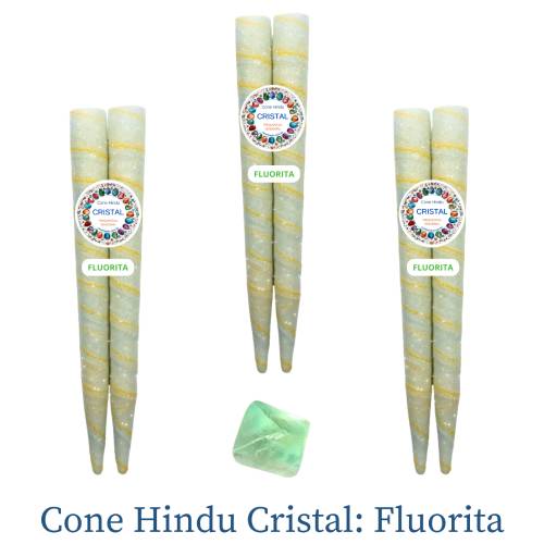 cone hindu cristal fluorita